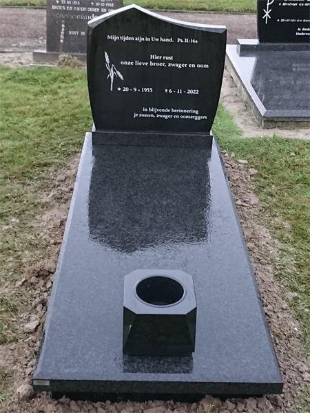 Enkele steen met bedekking | Steenhouwerij de Vries