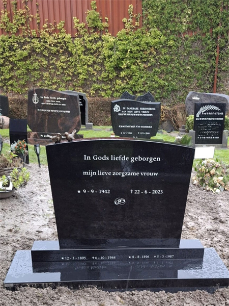 Dubbele steen zonder bedekking | Steenhouwerij de Vries