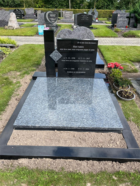 Dubbele steen met bedekking | Steenhouwerij de Vries