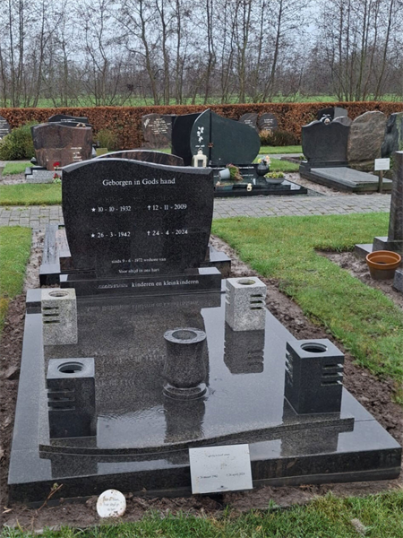 Dubbele steen met bedekking | Steenhouwerij de Vries